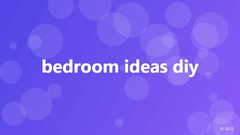 bedroom ideas diy