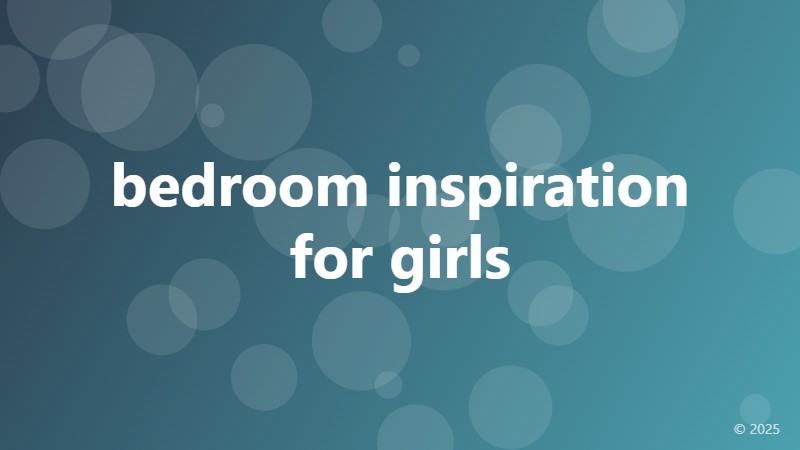 bedroom inspiration for girls