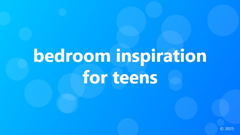 bedroom inspiration for teens