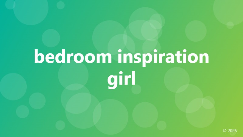 bedroom inspiration girl