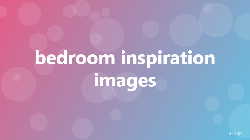 bedroom inspiration images