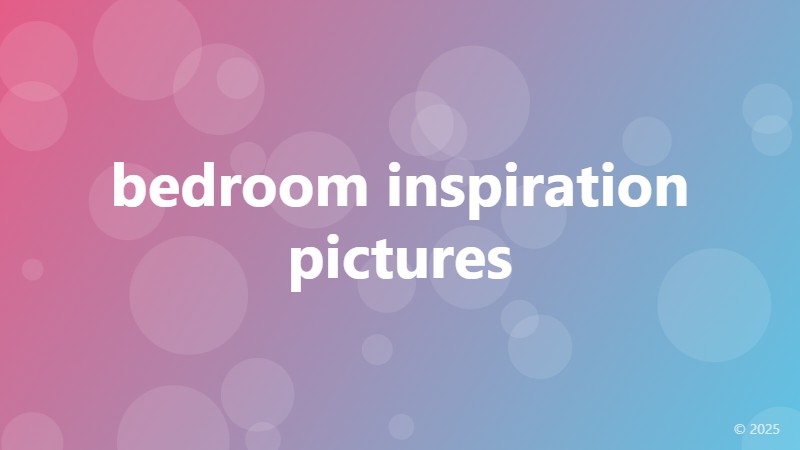 bedroom inspiration pictures