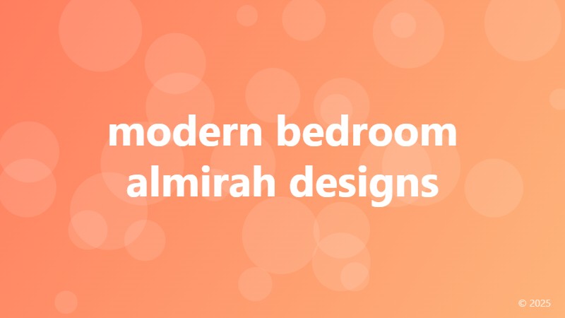 modern bedroom almirah designs